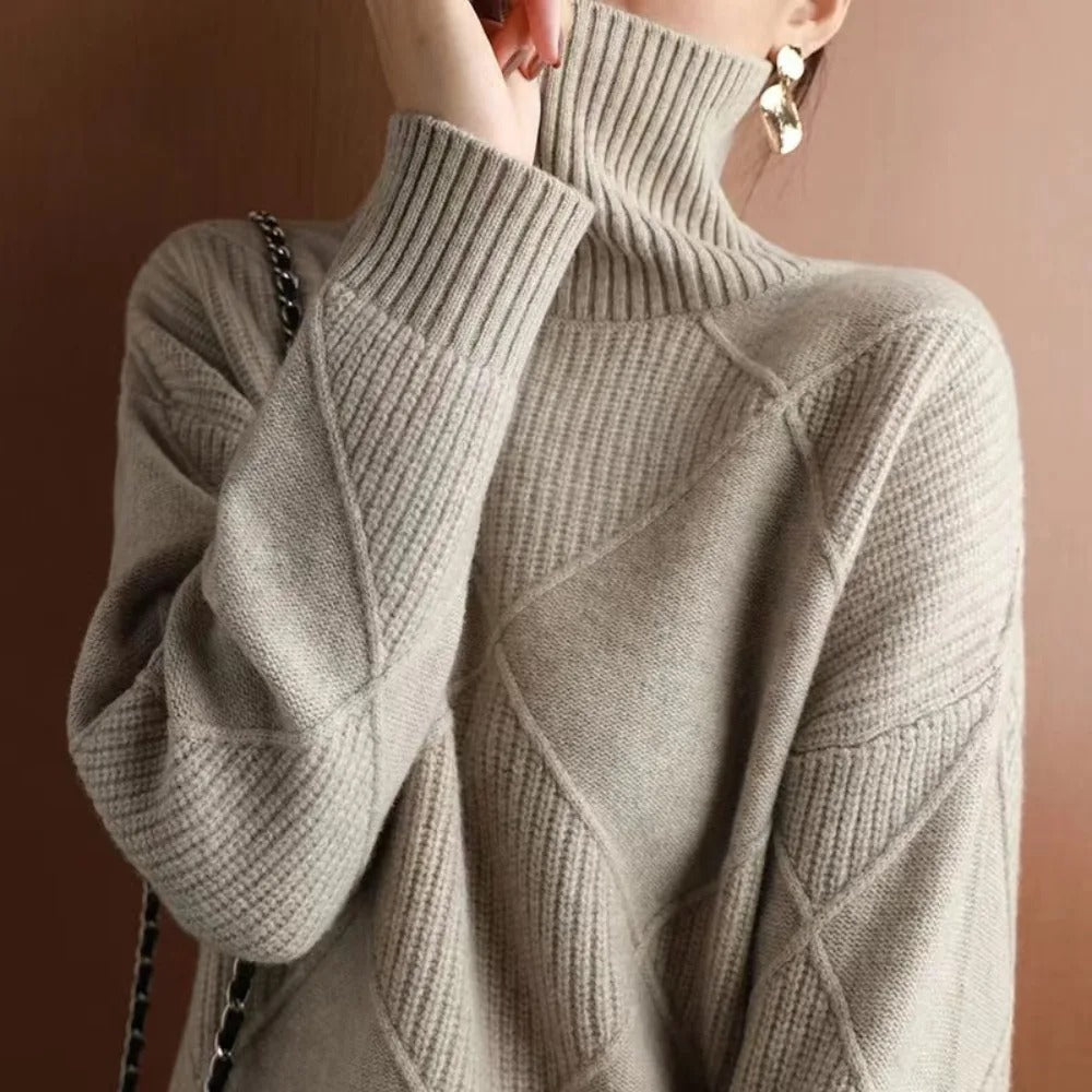 Kaschmir-Rollkragenpullover