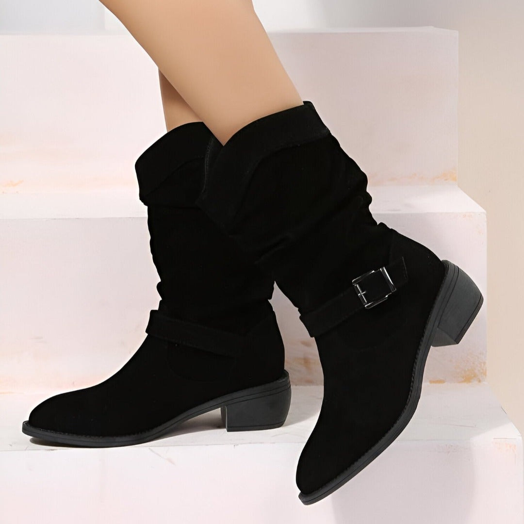 Bequeme lässige Stiefel mit weichem Fußbett für optimalen Komfort