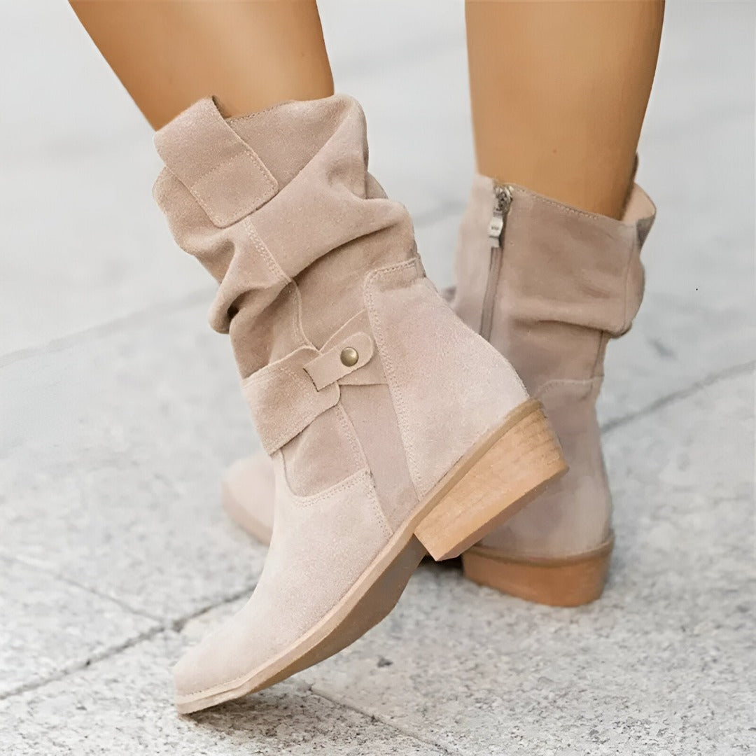 Bequeme lässige Stiefel mit weichem Fußbett für optimalen Komfort