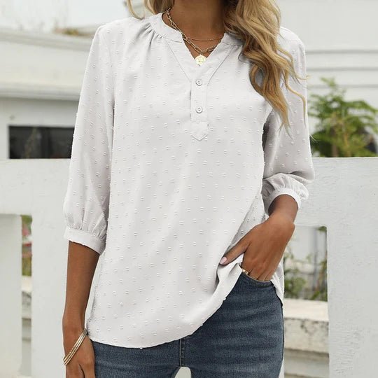 Stilvolle Patchwork Damenbluse – Perfekt für jeden Anlass
