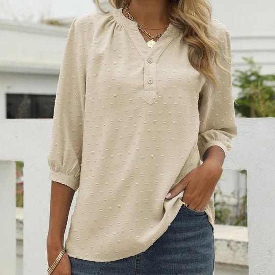Stilvolle Patchwork Damenbluse – Perfekt für jeden Anlass