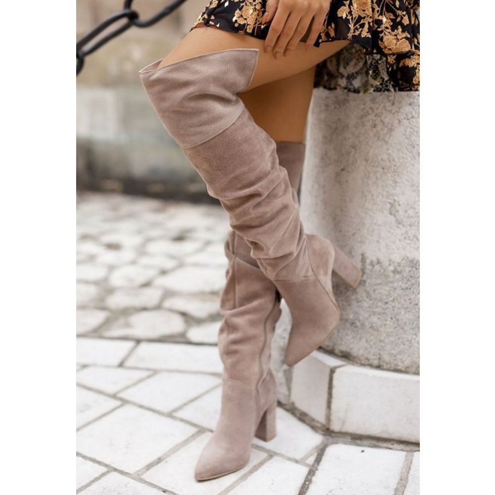 Overknee-Schlupfstiefel für Frauen