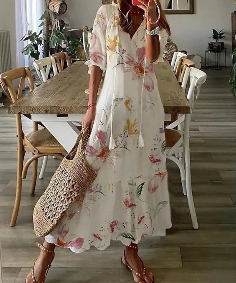 Elegant Bohème Maxikleid für stilvolle Auftritte