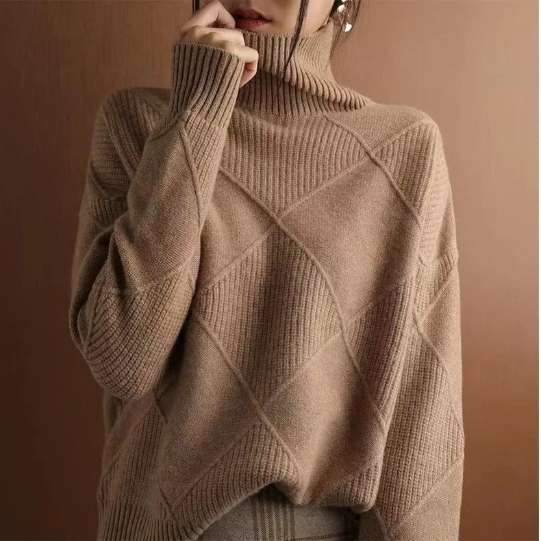 Kaschmir-Rollkragenpullover