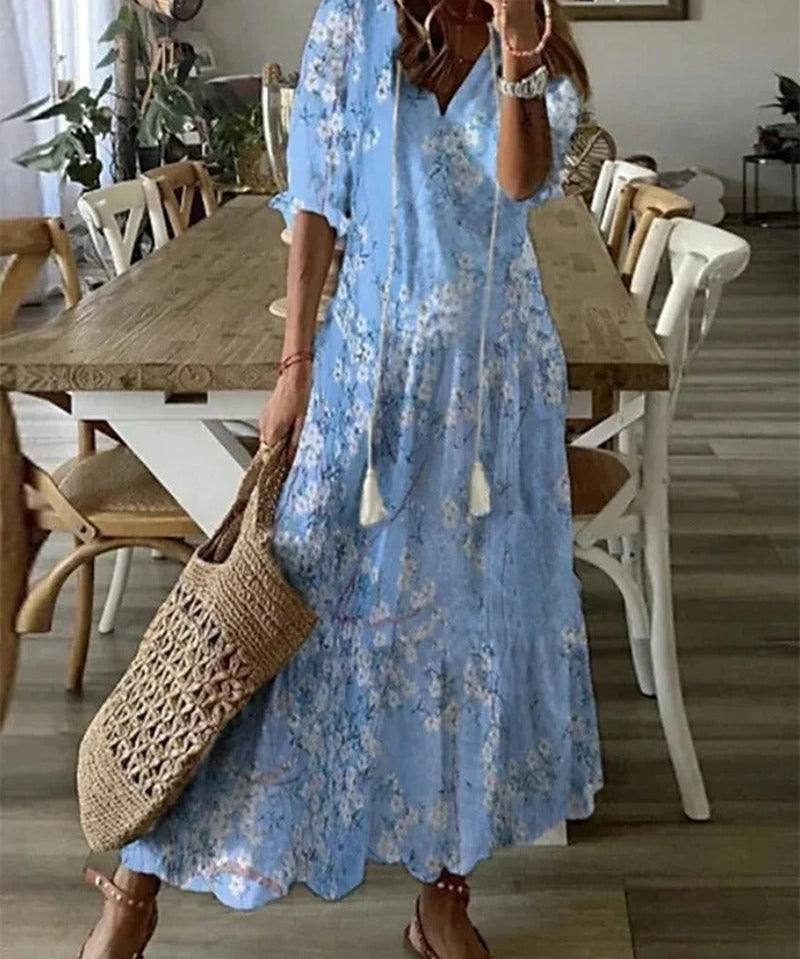 Elegant Bohème Maxikleid für stilvolle Auftritte