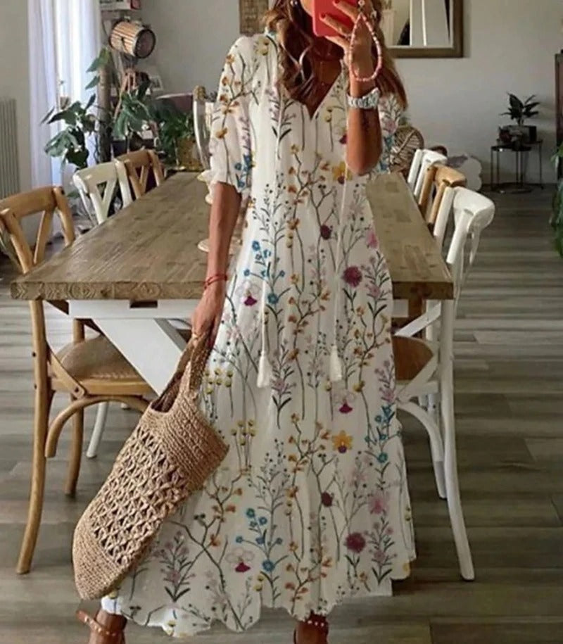 Elegant Bohème Maxikleid für stilvolle Auftritte