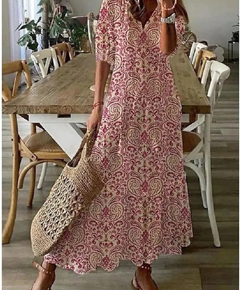 Elegant Bohème Maxikleid für stilvolle Auftritte