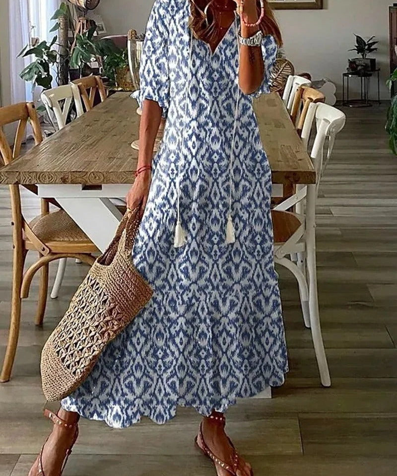 Elegant Bohème Maxikleid für stilvolle Auftritte