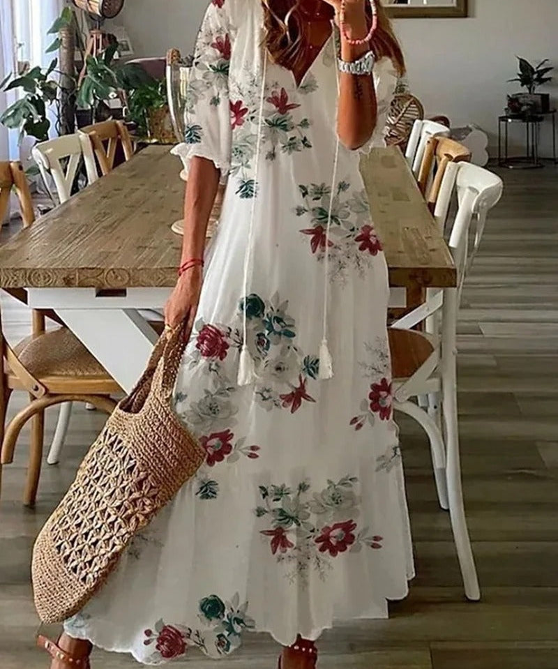 Elegant Bohème Maxikleid für stilvolle Auftritte